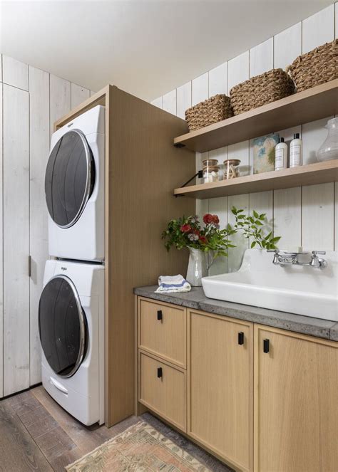 laundry dryer cabinets stenely steel|stacked washer and dryer laundry room.